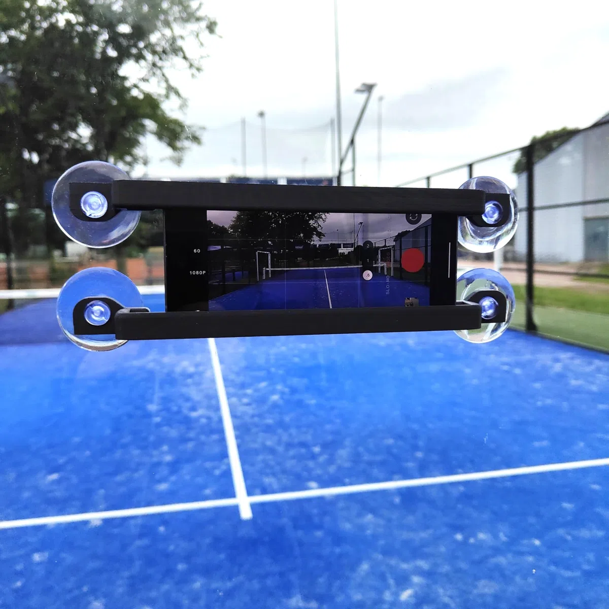 Soporte para teléfono Padel - Soporte para teléfono móvil - Universal - Pádel - Grabación de vídeo -