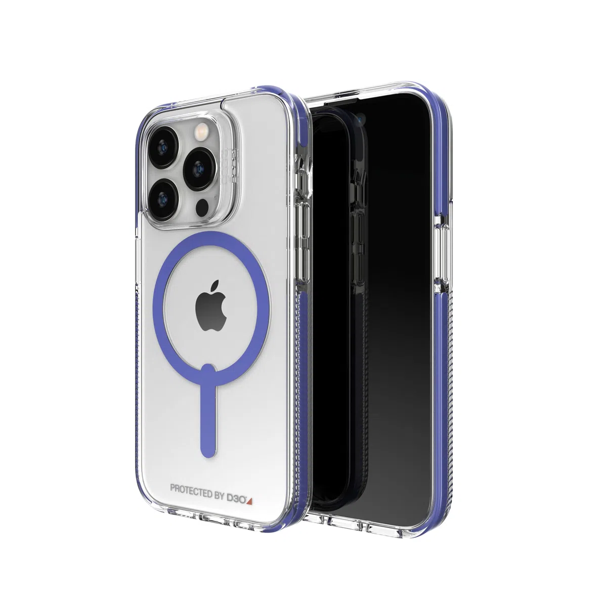 Gear4 ZAGG Santa Cruz Snap D30 Funda Protectora Compatible con iPhone 14 Pro, Delgada, a Prueba de Golpes, Carga inalámbrica, Compatible con MagSafe, (Azul)