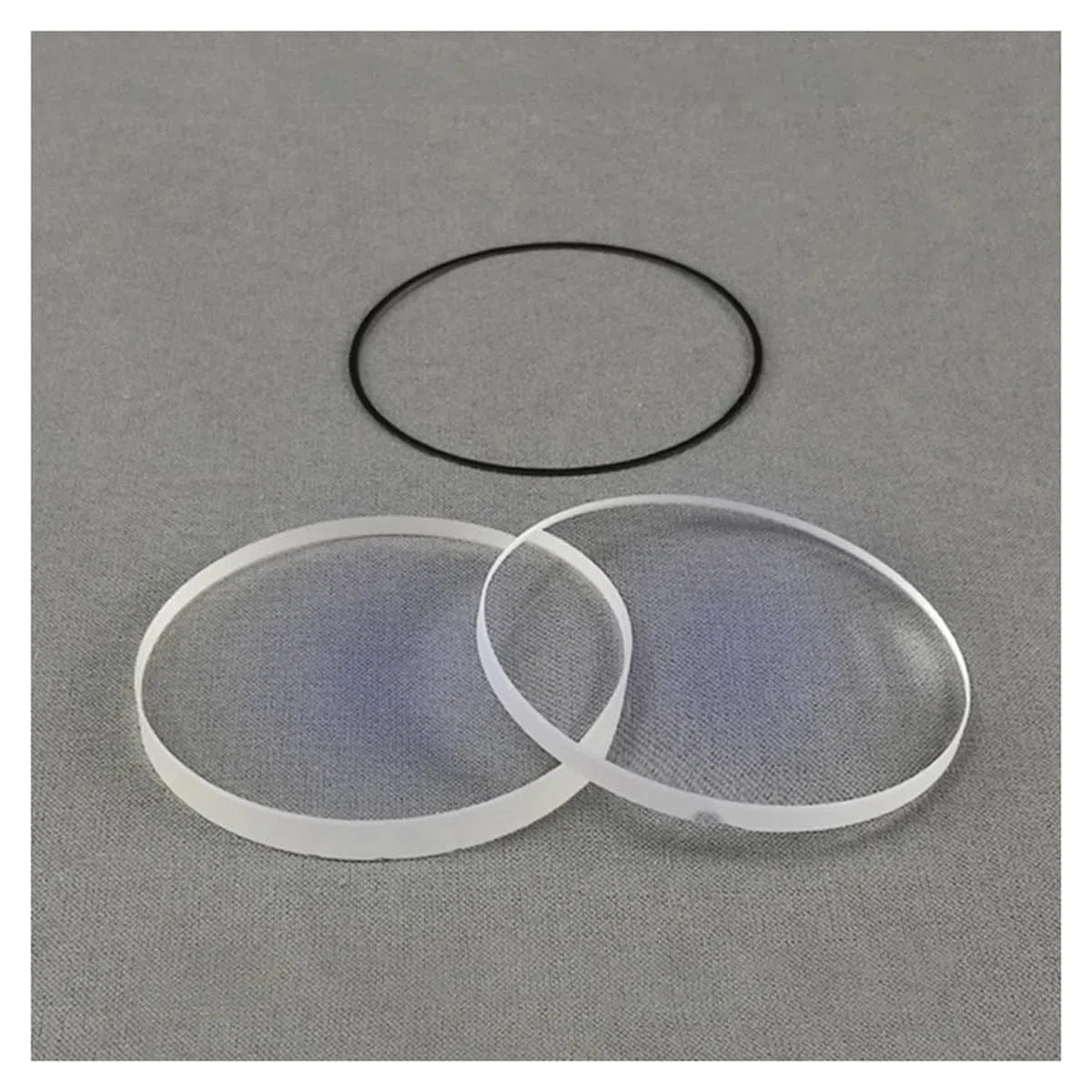 Lente acromática refractiva Doble separada de 70 mm con Espaciador óptico for telescopio astronómico Piezas para telescopio astronómico(D70F700 Blue)
