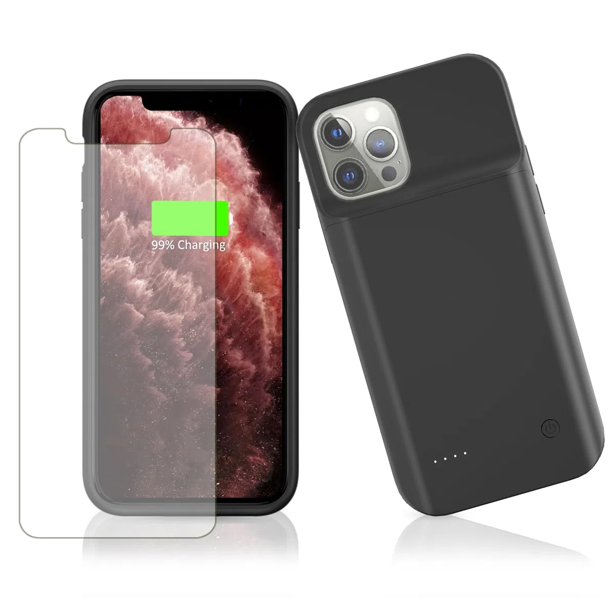 Funda de batería para iPhone 11 Pro [5000mAh] Funda de carga portátil, protectora y recargable para iPhone 11 Pro (5.8 Pulgadas)
