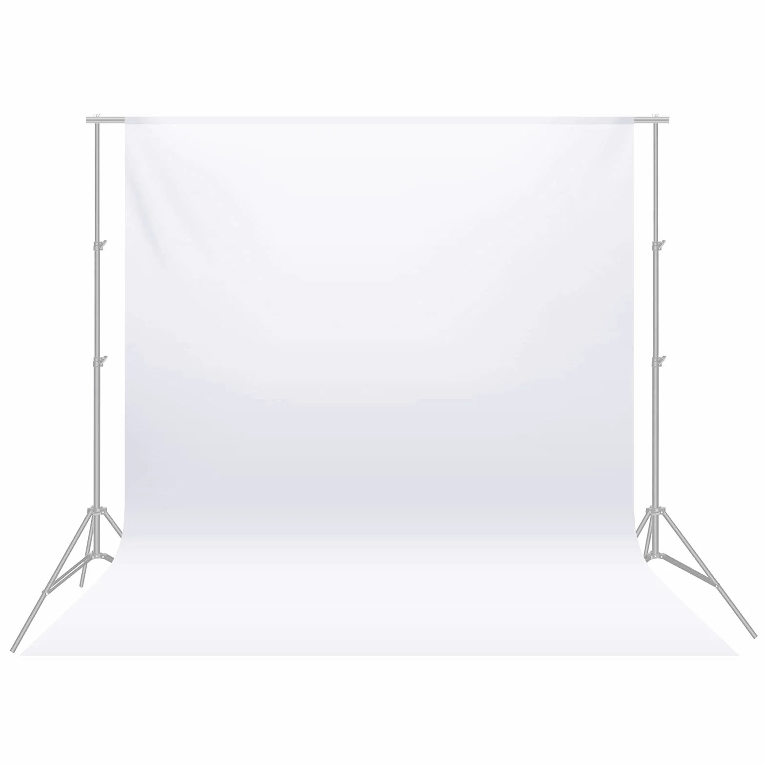 NEEWER Telón de Fondo para Estudio Fotográfico Vídeo y Televisión Poliéster Color Blanco Medidas 6 x 9 pies /1.8 x 2.8m Incluye Únicamente el Fondo