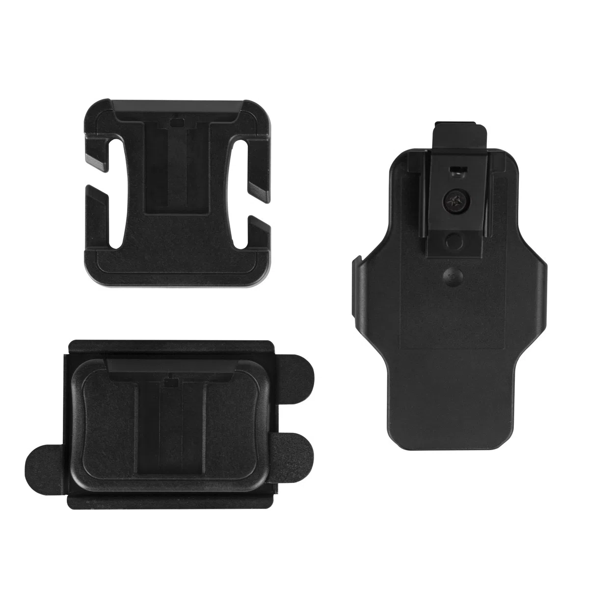 Transcend Accessory Kit para Bodycam TS-32GDPB20A, Incluye Clip de Montaje magnético, Montura MOLLE y Montura para cámara TS-DBK2
