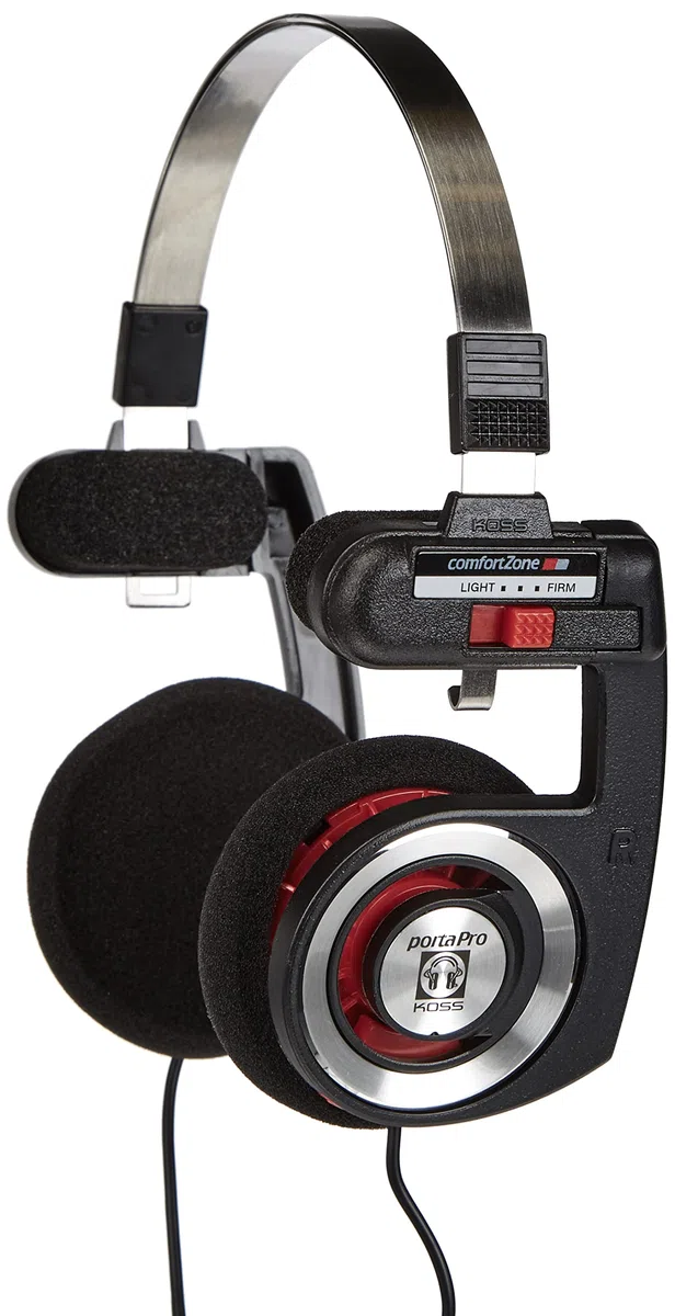 Koss 164225 - Auriculares de diadema abiertos, rojo