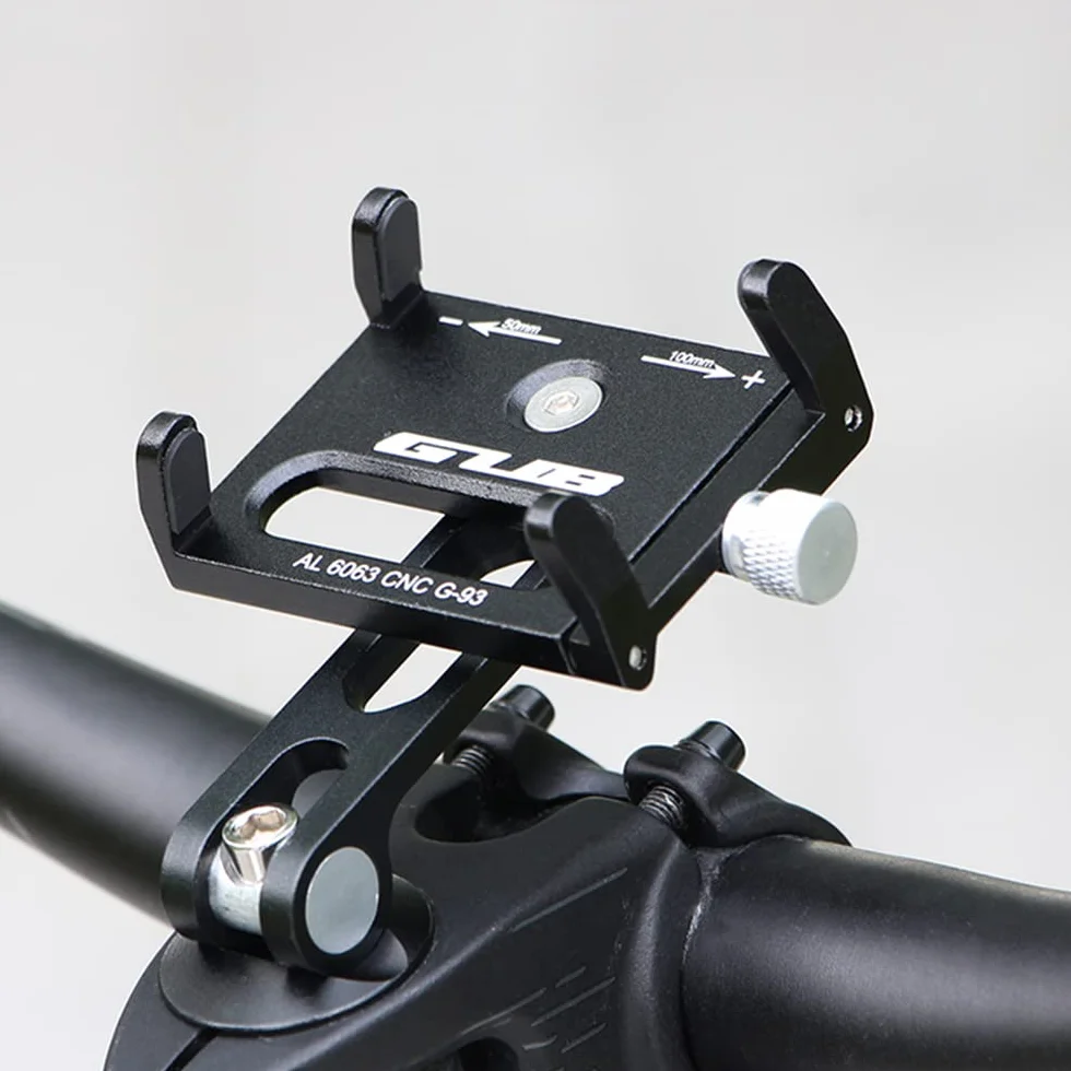 Soporte Universal para Teléfono Móvil de Bicicleta y Moto - Ajustable 3,7-7,2 Pulgadas, Aluminio, para Mountain Bike