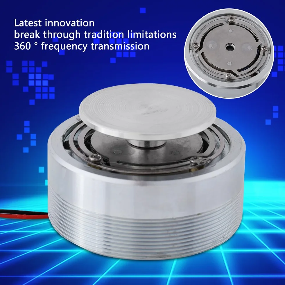 Altavoz de Resonancia Portátil 50MM (2 Pulgadas) con Vibración Fuerte y Bajo - Frecuencias Completas Compatible con Computadora, Laptop, MP3, MP4, CD, Teléfono Móvil, (4Ω 25W)