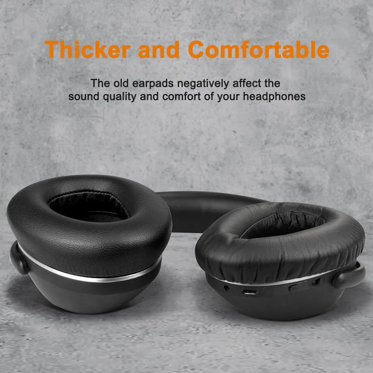 SOULWIT Piel de Cordero Almohadillas Repuesto para Sennheiser PXC480, PXC550, PXC 550-II, MB660 UC, MB 660 MC, Almohadillas para EPOS Adapt 660, con Espuma Aislante del Ruido