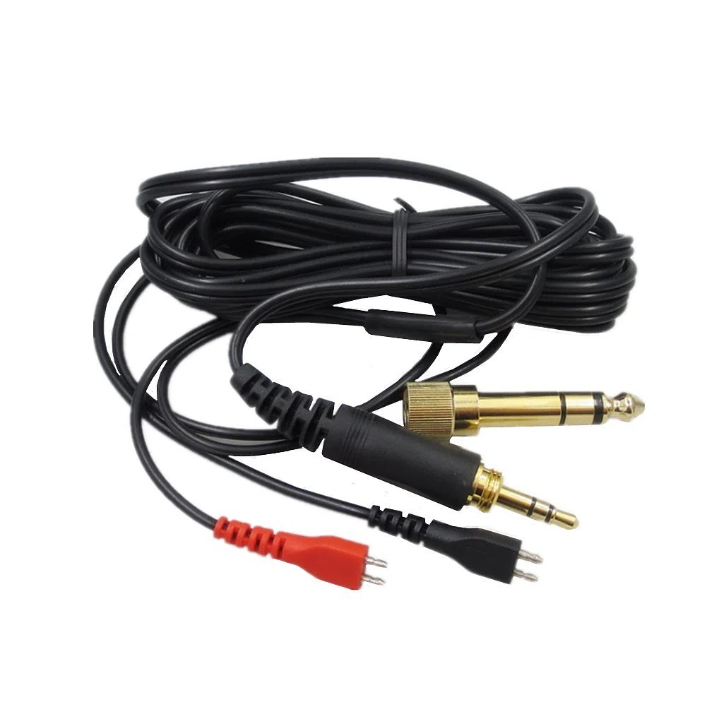 alambre de cable de audio cable de repuesto para auriculares Sennheiser HD25 HD560 Hd540 HD480 HD430 414 HD250 auriculares