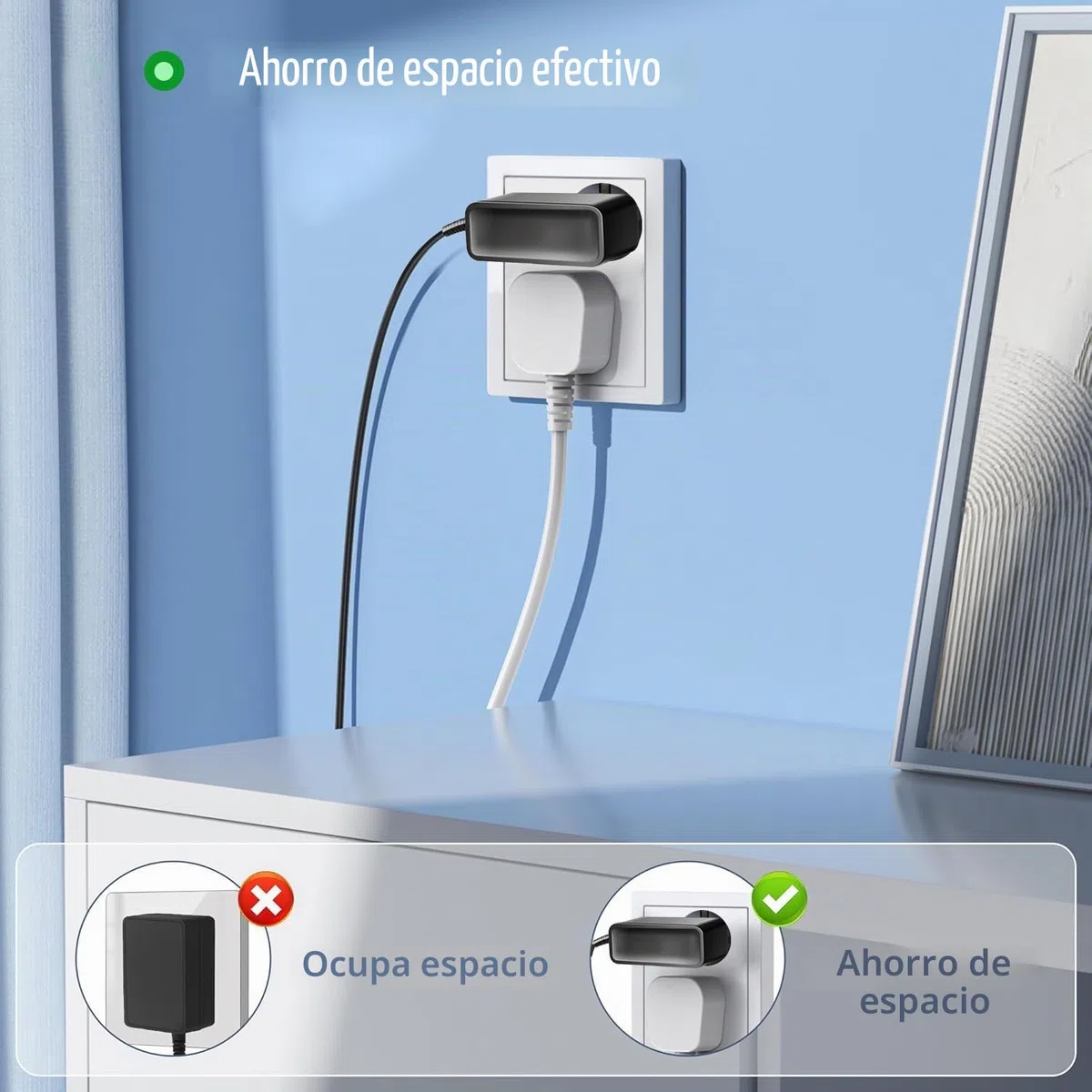 KFD Cable Corriente TV AC Adaptador para LG LCAP16B-E Model LCAP16A-E ADS-45FSN-19 Monitor ADS-40FSG-19 19V 1.6A Adaptor Cable Alimentación Pantalla Television 24ML44B 24ML600M 24ML600S 27ML600M B