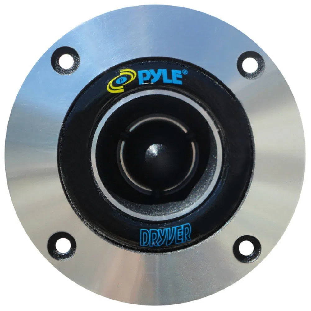 2 Super Tweeter PYLE PDBT19 ultradelgado con 150 vatios rms y 300 vatios máx con 9,80 cm de diámetro y 98 db de sensibilidad con una Profundidad Reducida de Solo 3,90 cm, el par