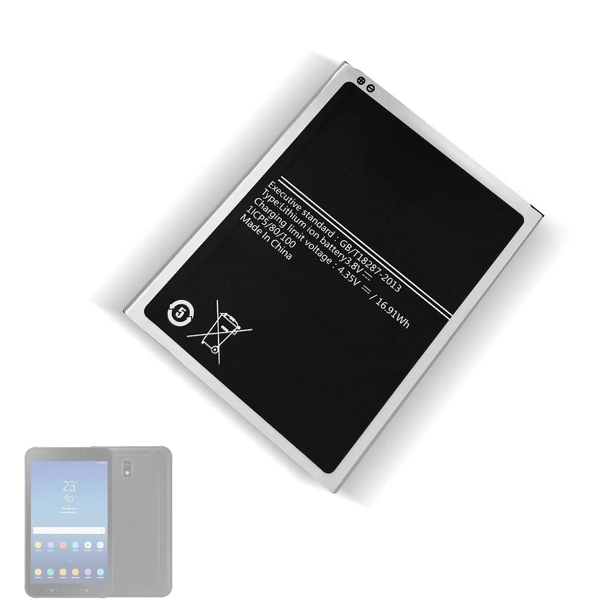 Batería de repuesto para Samsung Galaxy Tab Active, Galaxy Tab Active 2, SM-T365F0, SM-T390, SM-T390N, SM-T395, SM-T395N, batería de repuesto para Samsung EB-BT365BBU, GH43-04317A, etc
