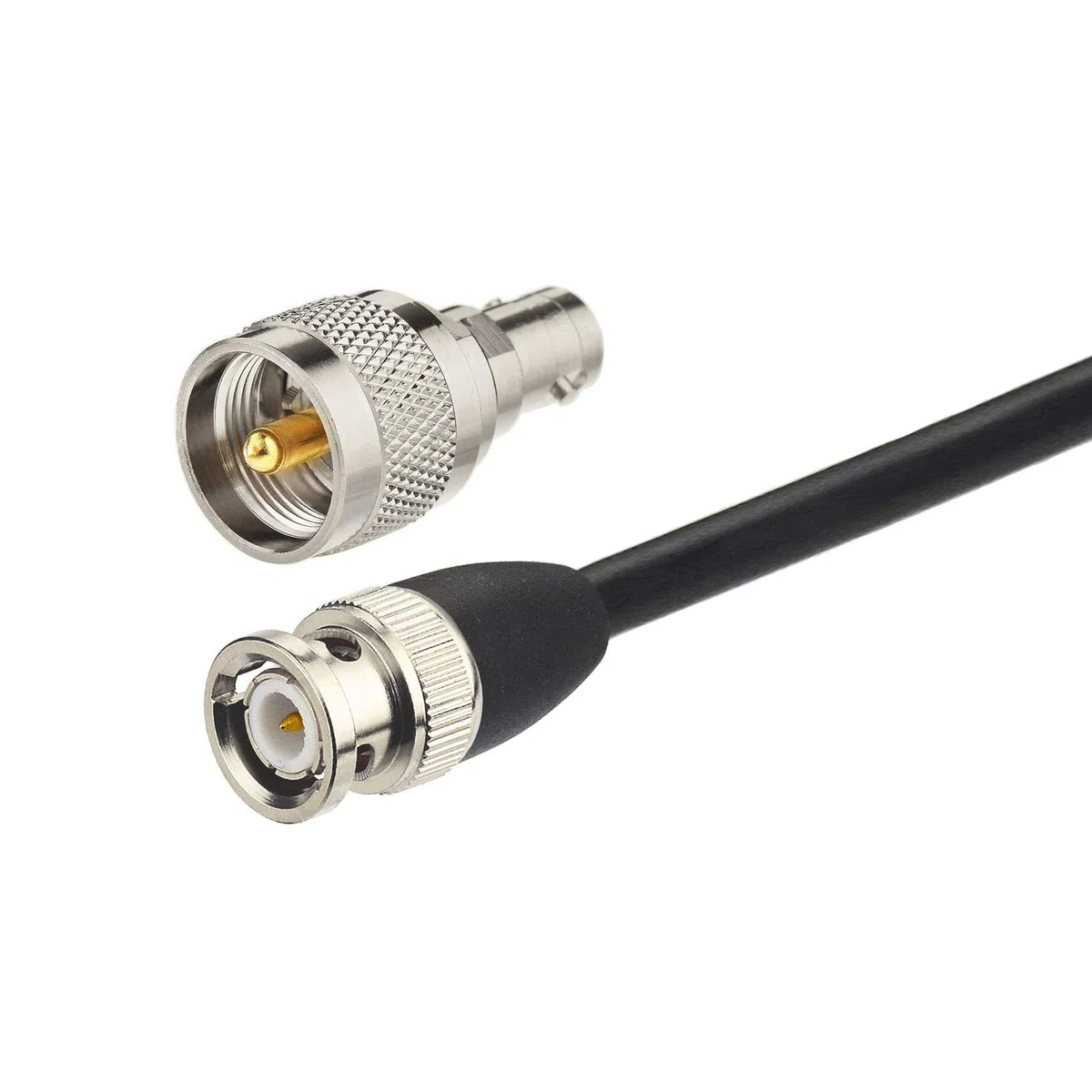 Bingfu Antena CB 27-MHz Antena de radio CB Soft Whip con base magnética de montaje BNC PL259 Compatible con Cobra Midland Uniden Maxon President Radio CB portátil Escáner de radio móvil