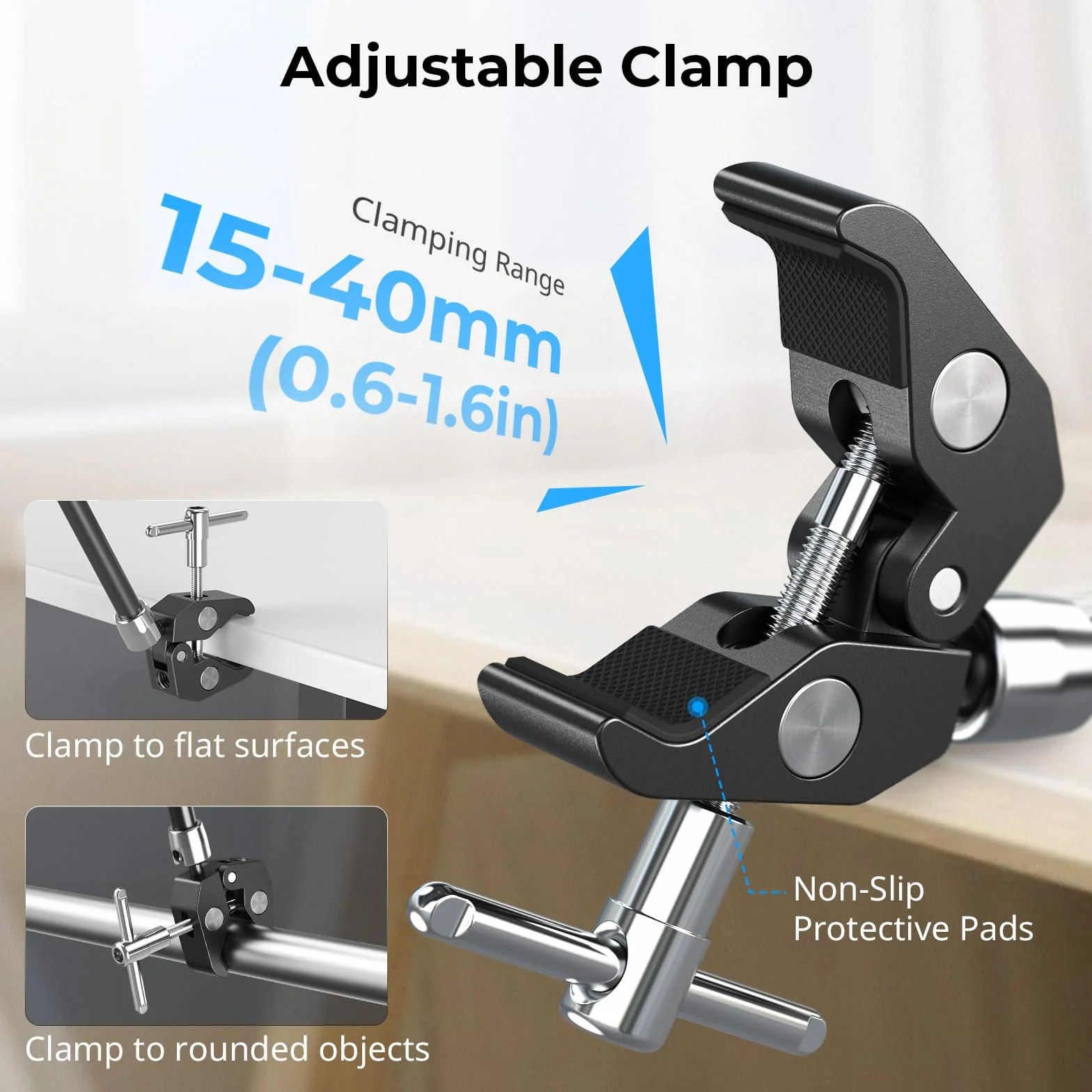 SMALLRIG Brazo mágico de 11 pulgadas con pinza en forma de cangrejo, brazo con tornillo de 1/4"-20 y pasadores retráctiles, para cámaras de acción, monitores, lámparas de video y micrófonos - 5311