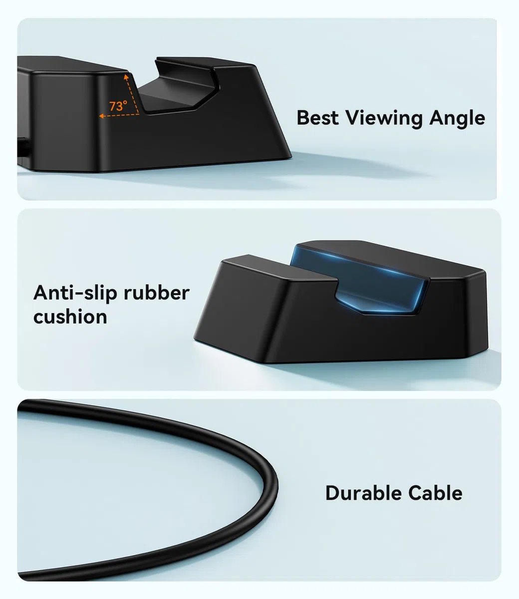 SiWiQU 3-en-1 Estación de Carga 100 W Compatibile con ROG para Xbox Ally / Ally X (2025) Solo, No Proyecta, Portátil Cargador Dock con 100 W Carga Entrada / 2 puertos USB 3.0 / Cable USB C integrado