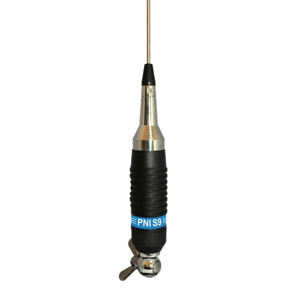 Antena CB PNI S9, 120 cm de Largo, 125 mm DV Soporte magnético con Tornillo de Mariposa