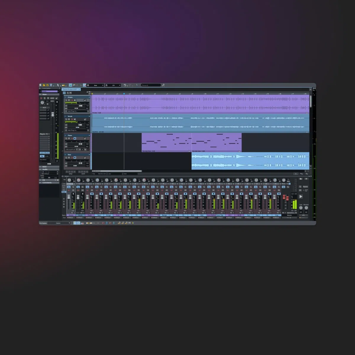 SAMPLITUDE Music Studio X8 - Entrada en el mundo de MAGIX Pro Audio | Software de audio | Programa de música | para PC con Windows 10/11 | 1 licencia completa en una práctica caja de envío
