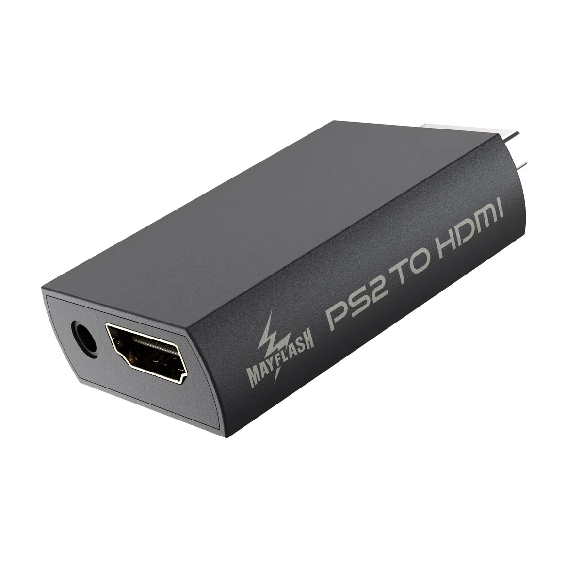 May Flash Adaptador convertidor PS2 a HDMI, convertidor de vídeo con Salida de Audio de 3,5 mm para TV HD y Monitor HDMI, Compatible con Todos los Modos de visualización PS2