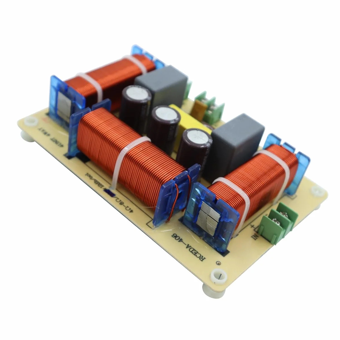 Crossover pasivo de altavoz de 4 vías y 400 W RCEDA 406 para audio de coche y hogar de 4 a 8 ohmios
