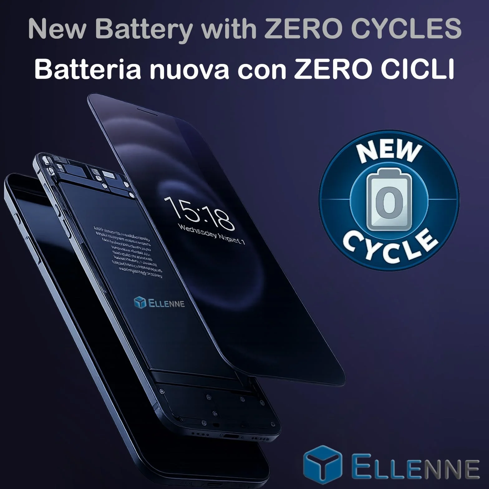 Batería compatible con Samsung Galaxy A34 / A54 (5G) / EB-BA546ABY 5000 mAh nueva con kit destornillador