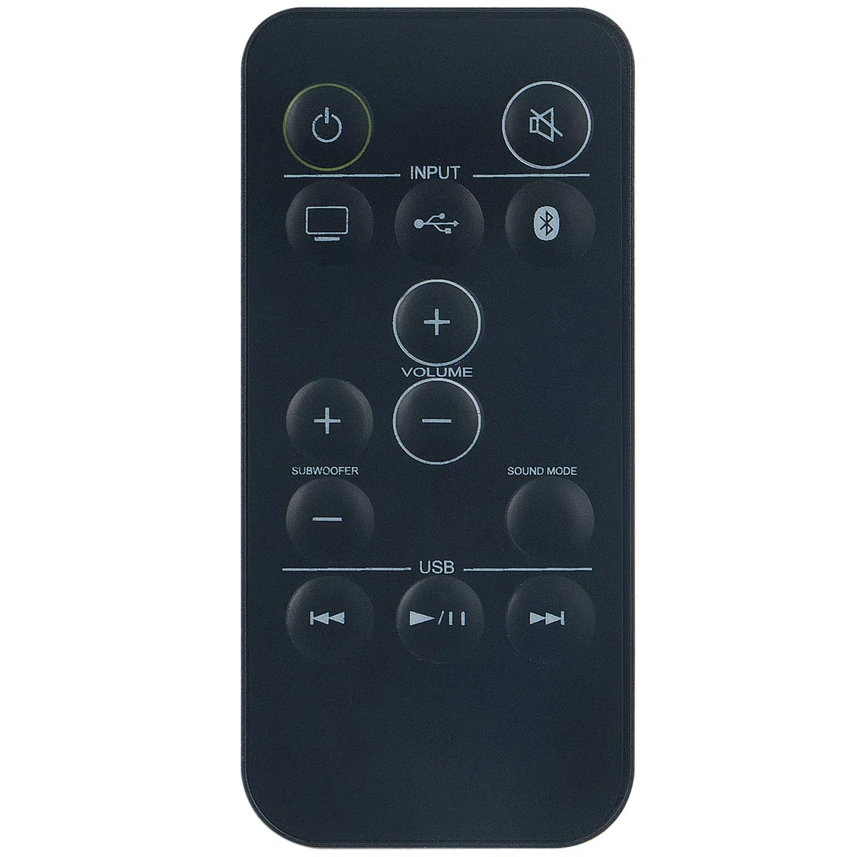 RC877S 24140877 - Mando a distancia de repuesto para barra de sonido Onkyo LB401 LS-B50 LS-T10 LSB50 LST10