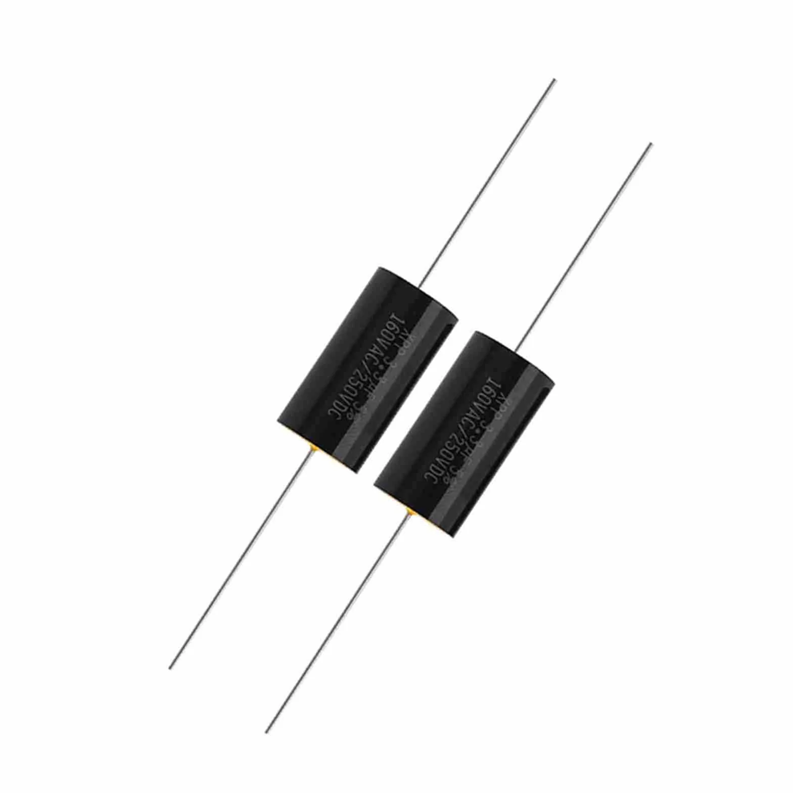 Topiky 2PCS Capacitor Frecuencia Divisor Capacitancia Hi-Fi Audio Altavoz Crossover Filtro de Sonido Distribuidor de frecuencia(3.3uF)