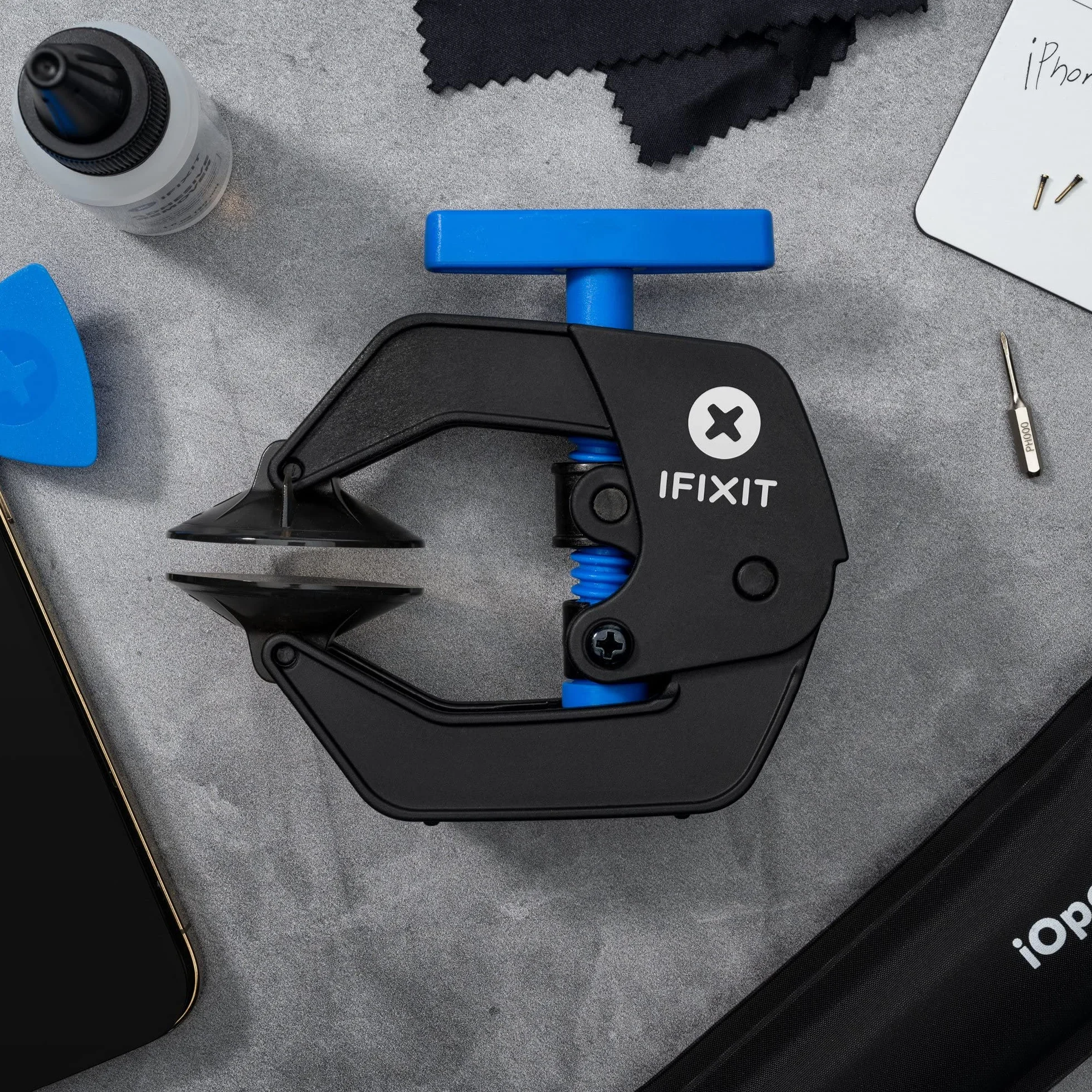 iFixit Anti-Clamp, pinza con ventosas, elevador de ventosas para abrir teléfonos móviles, tabletas, etc., herramienta para separar componentes pegados