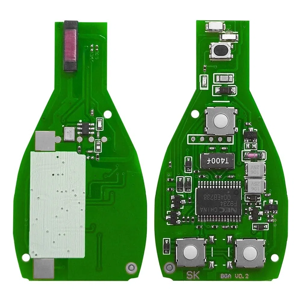 Llave Funda de Coche Mando a Distancia para Mercedes Benz A B S E Klasse W203 W204 W205 W210 W211 W212 W221 W222 433MHZ
