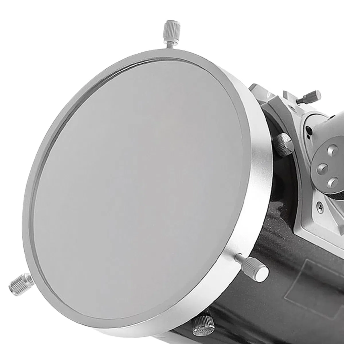 Filtro de película solar telescópico - Pantalla de visualización astronómica de 160 mm Rango ajustable de 127 a 153 mm, carcasa de metal Construcción plegable Ayuda para observación educativa