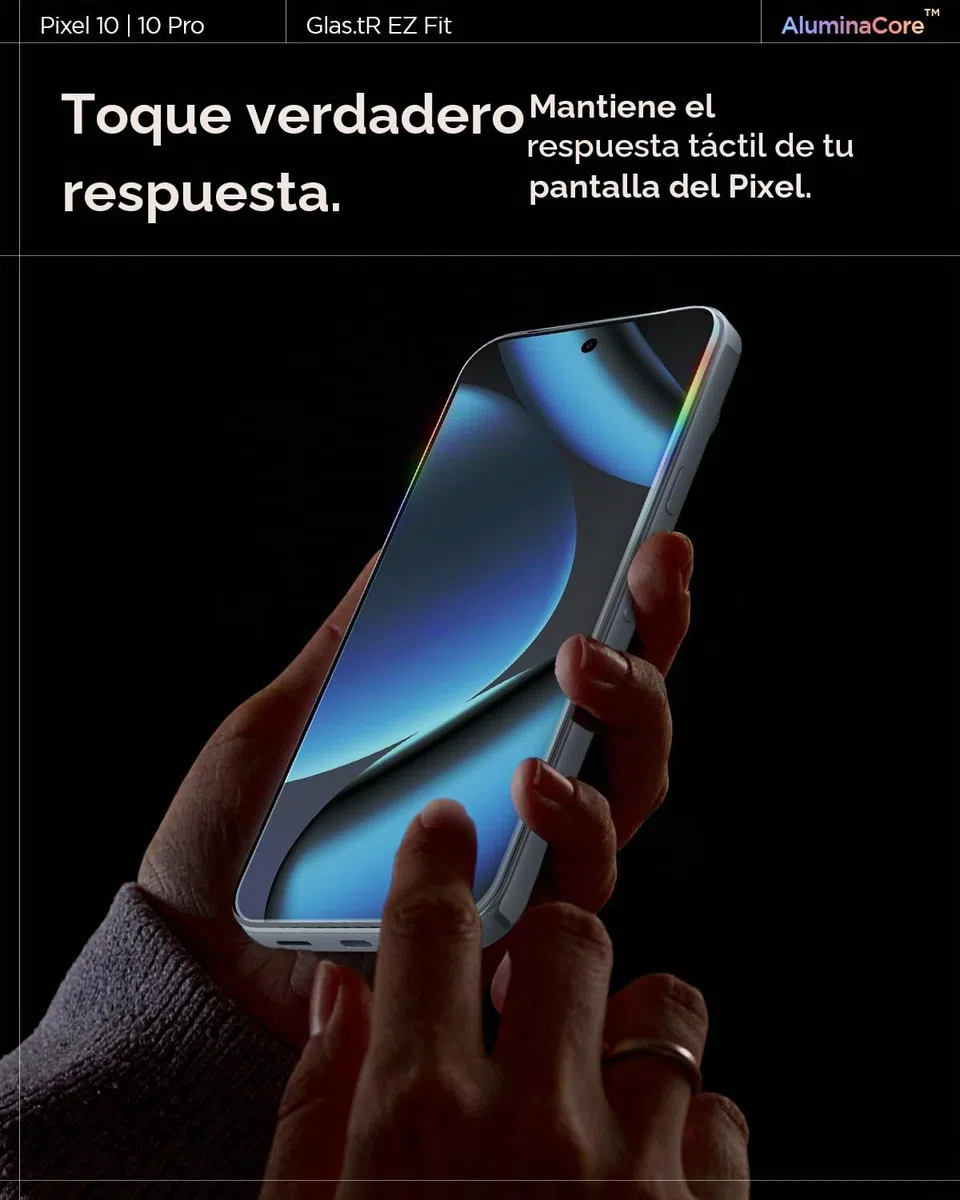 Spigen Glas.tR EZ Fit Protector Pantalla para Google Pixel 10, Pixel 10 Pro, Pixel 9, Pixel 9 Pro, 2 Unidades, Instalación Fácil, Alta Definicion, Dureza 9H, Anti-Arañazos