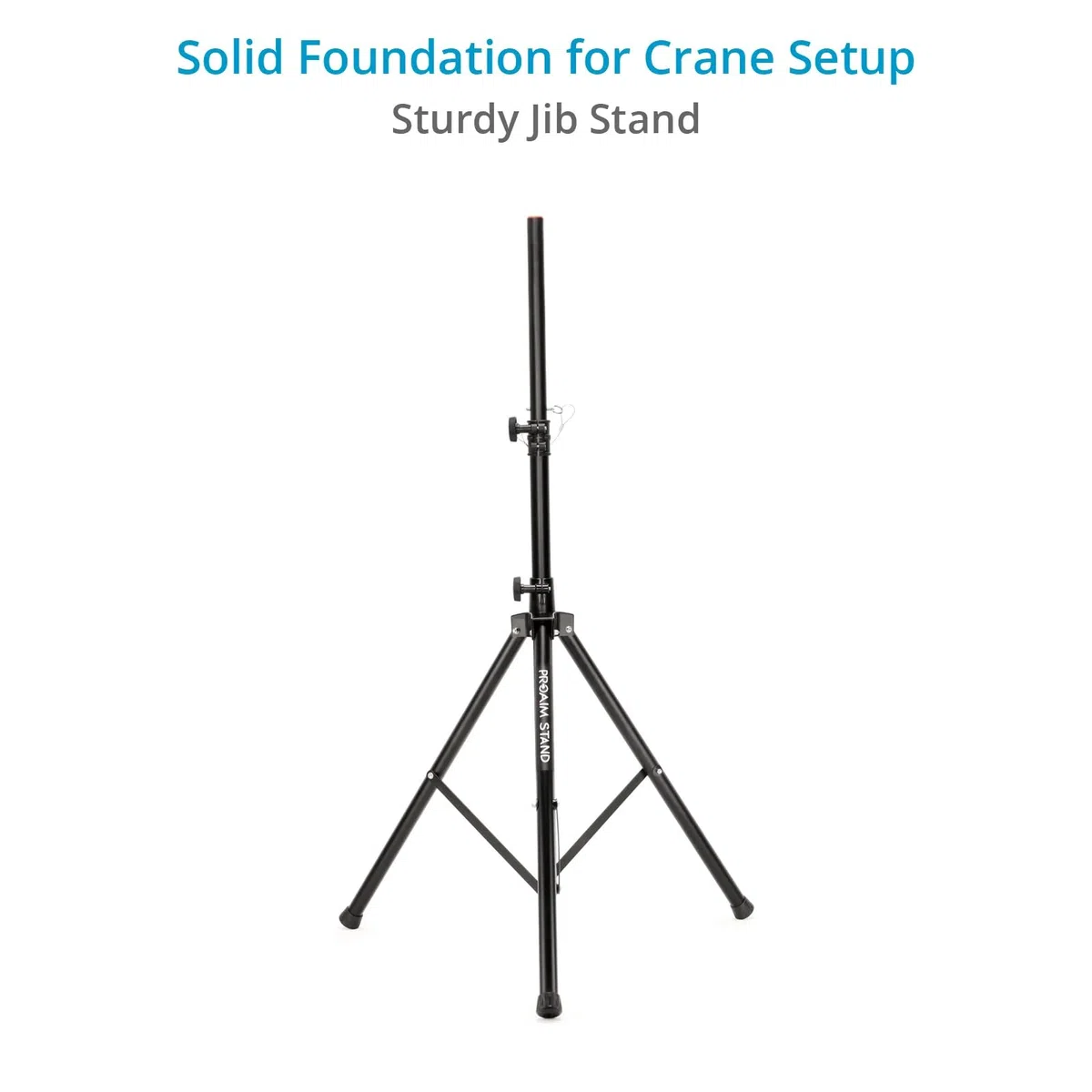 Grúa Pluma PROAIM de 2,7 m para cámara de Video con Soporte. para cardanes, Giro e inclinación y Cabezal Fluido. Carga útil de hasta 8 kg (17,6 LB) (P-9-TS)