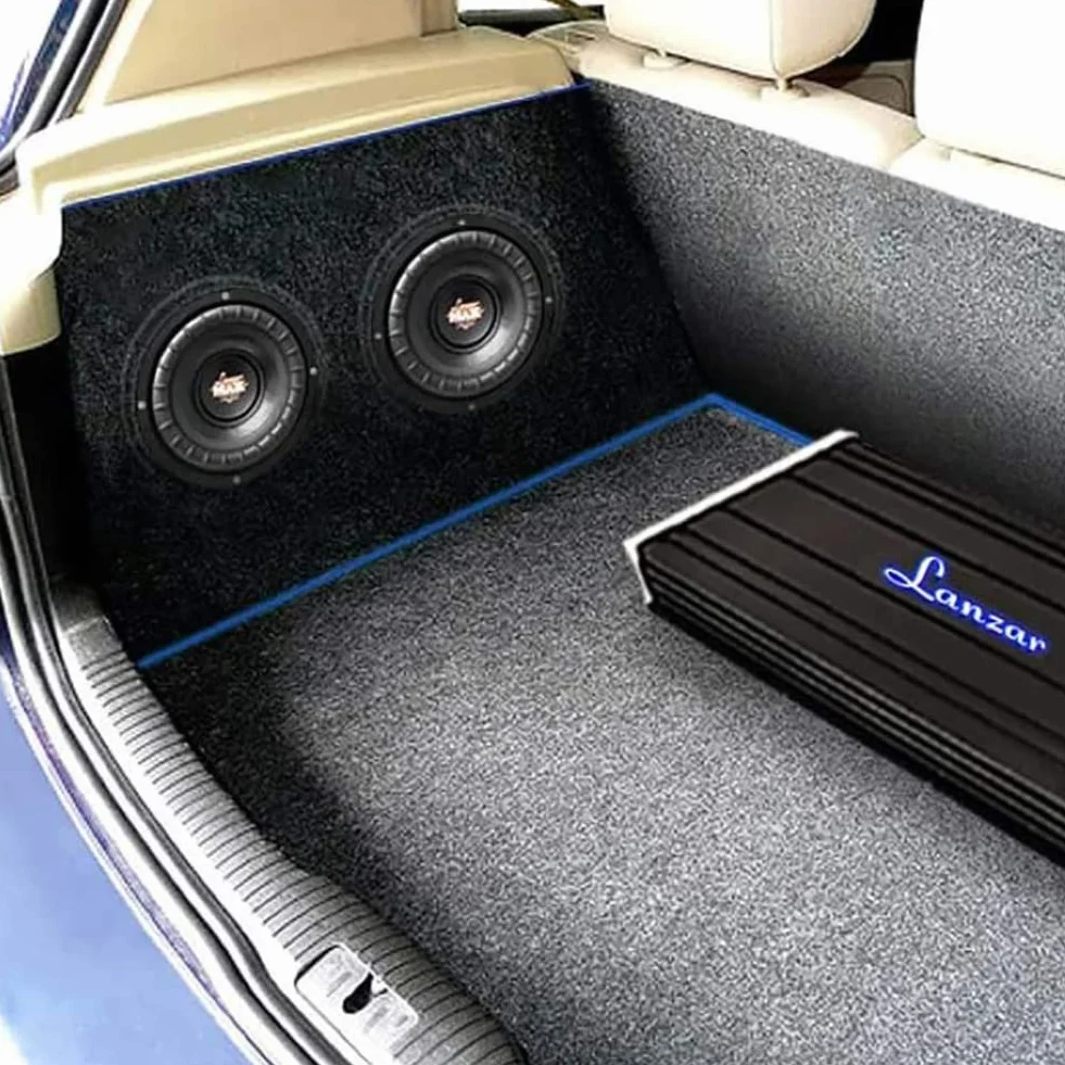 1 subwoofer para LANZAR MAX Pro MAXP64 6,5" 16,5 cm 165 mm 300 Watt rms y 600 Watt MAX Single Coil 4 Ohm Tapa Maletero Puertas Coche, 1 Pieza + faston de Montaje