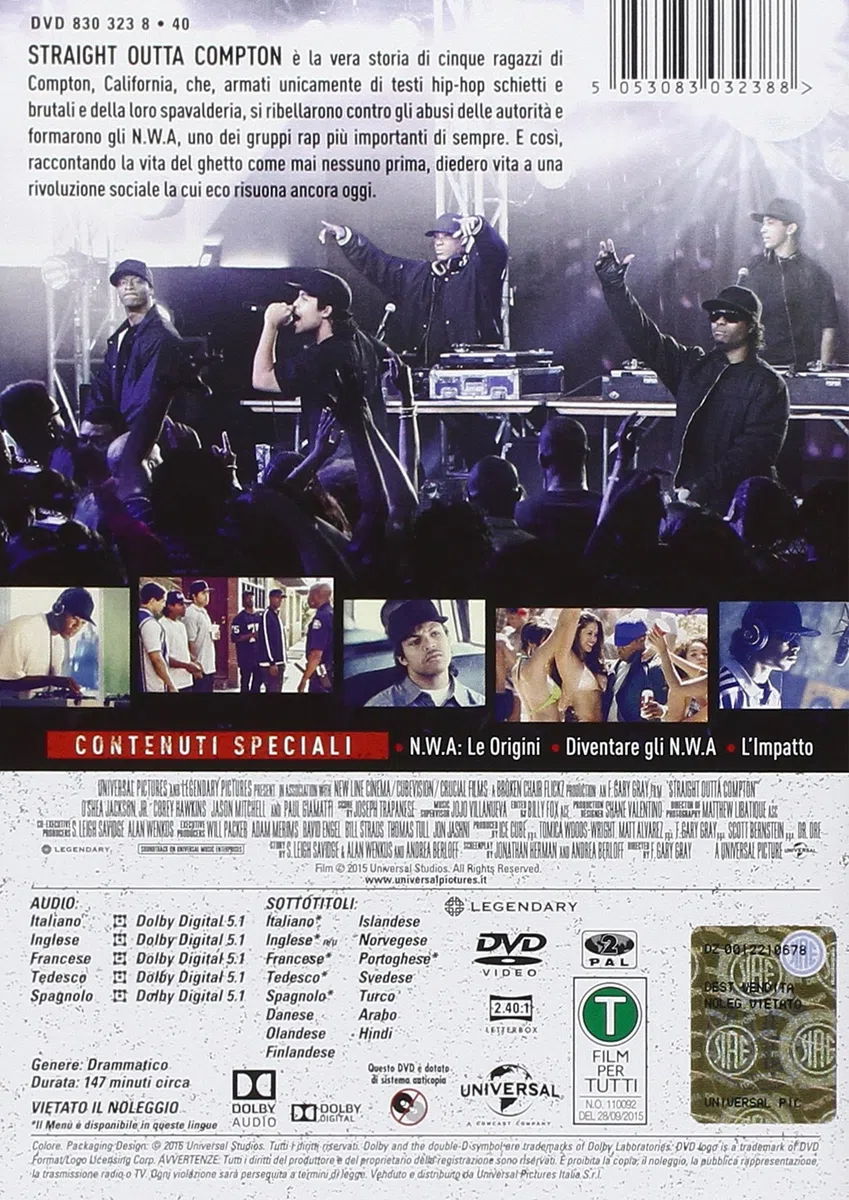 Straight Outta Compton [DVD]