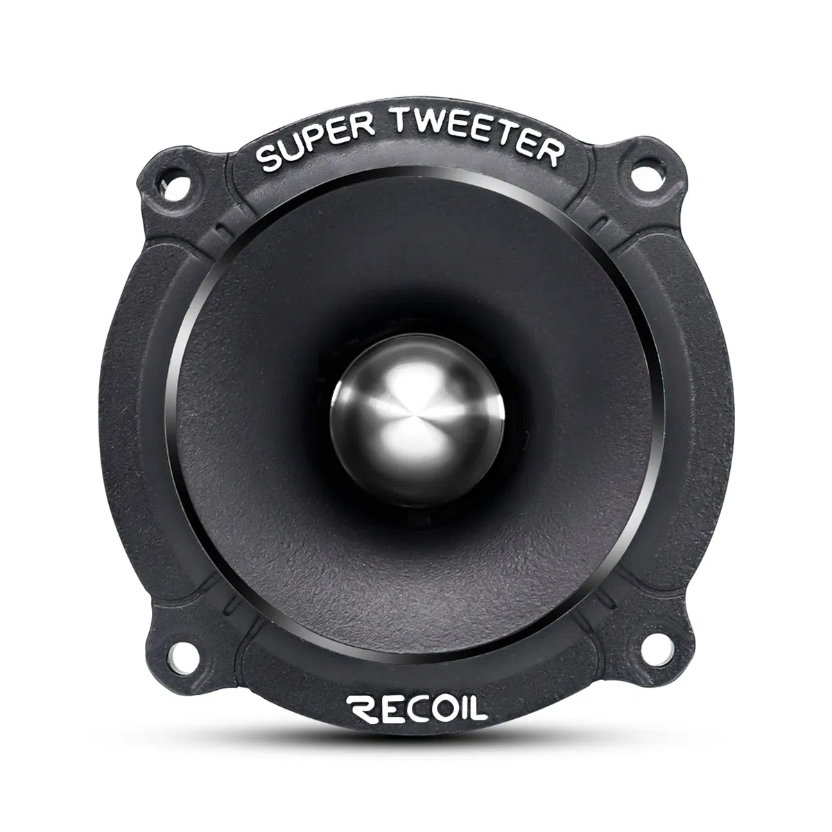 RECOIL TW250 Super tweeters Tipo Bala 3.5" (96mm) para Auto, Alta Compresión, Bobina de Voz Kapton, Aluminio, 400W Máx / 200W RMS