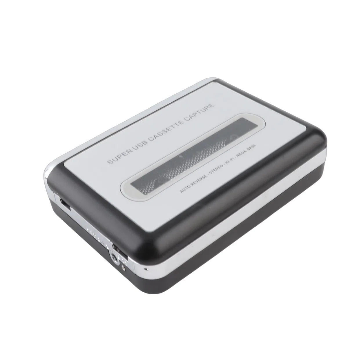 Reproductores de Casete Portátiles Convertidor de Mp3 Abs USB Cinta a Mp3 Convertidor de Captura Estéreo para Reproductor de Música o Reproductor de Casete