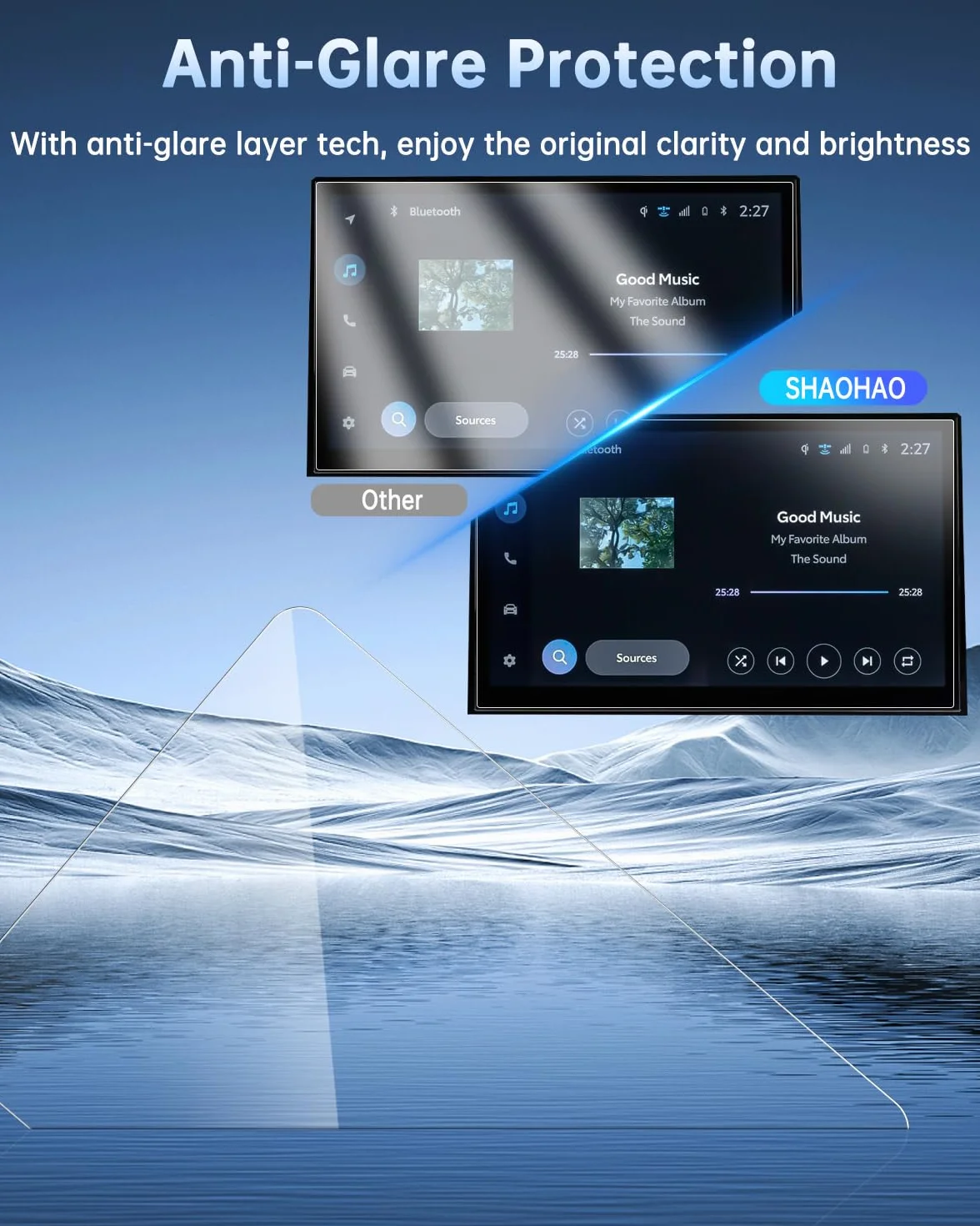 SHAOHAO [ 4 piezas Compatible con Renault Austral 2023 2024 2025 protector de pantalla (Navi+ panel de instrumentos) PET 6H HD protectores de pantalla Renault Austral accesorios