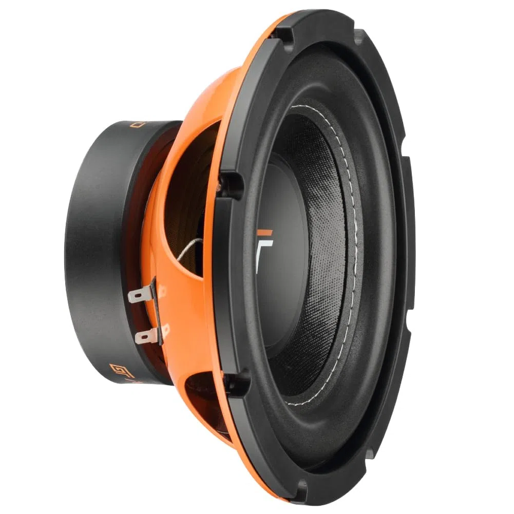 Kit Set para Bass Face GT Audio GT-SW8/4 1 subwoofer 20 cm 200 mm 8" 100 vatios rms 200 vatios máx. Doble Bobina móvil 4+4 ohmios dvc para Maletero de Coche, 1 Pieza
