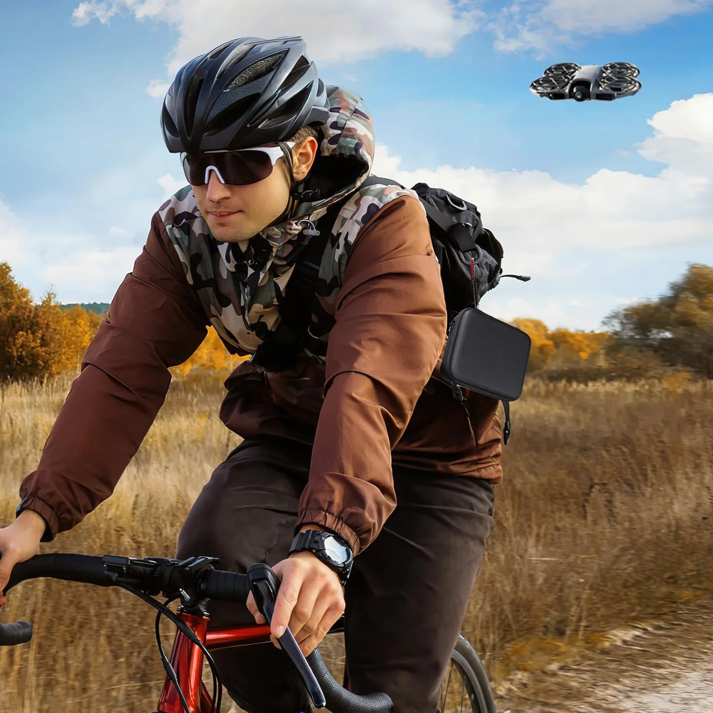 FPVtosky Bolsa para Neo 2, portátil PU bolsa de transporte para DJI Neo 2 Drone Accesorios [solo bolsa]