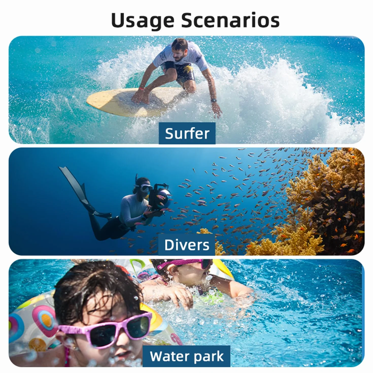 40M (131ft) Osmo Pocket 3 Estuche para Buceo Subacuático Carcasa Carcasa Protectora Compatible con dji Osmo Pocket 3 Accesorios Impermeables