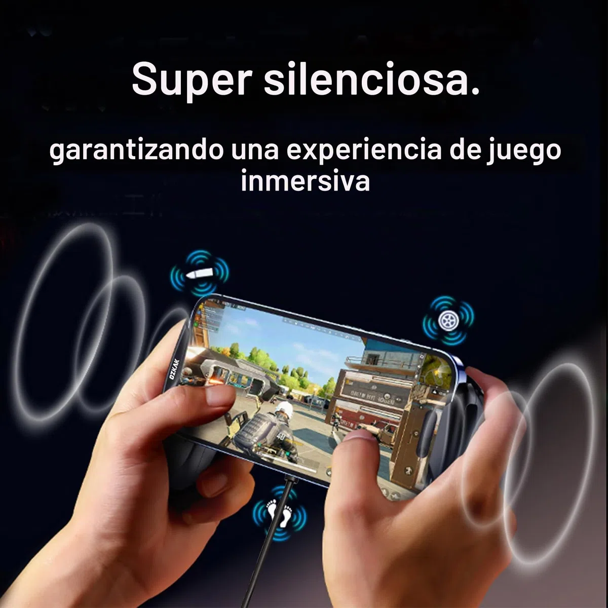Enfriador de Teléfono, Enfriador de Teléfono Celular Enfriamiento Rápido Juegos para Teléfonos Celulares iPhone Android