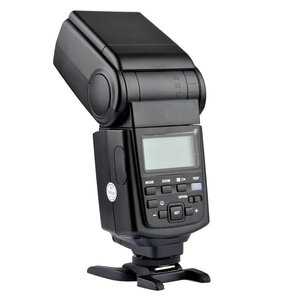 Godox Flash para Canon EOS 5d Mark II, 7d, 650d, 600d, 60d, 550d, 500d, 50d, 450d, 400d Digital, 40d, 30d Negro