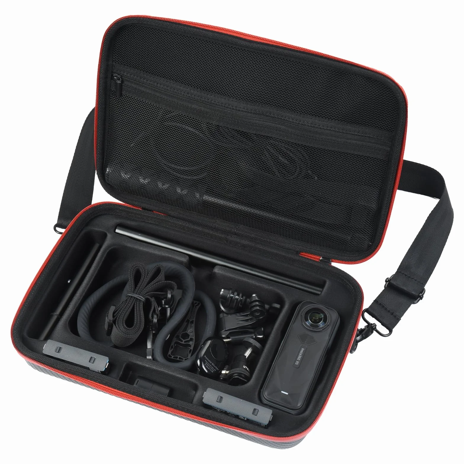 UTEBIT Funda de Transporte para Insta360 X5 Cámara de Acción, Bolsa de Impermeable Portátil con Correa para el Hombro, Accesorios para Insta360 X5