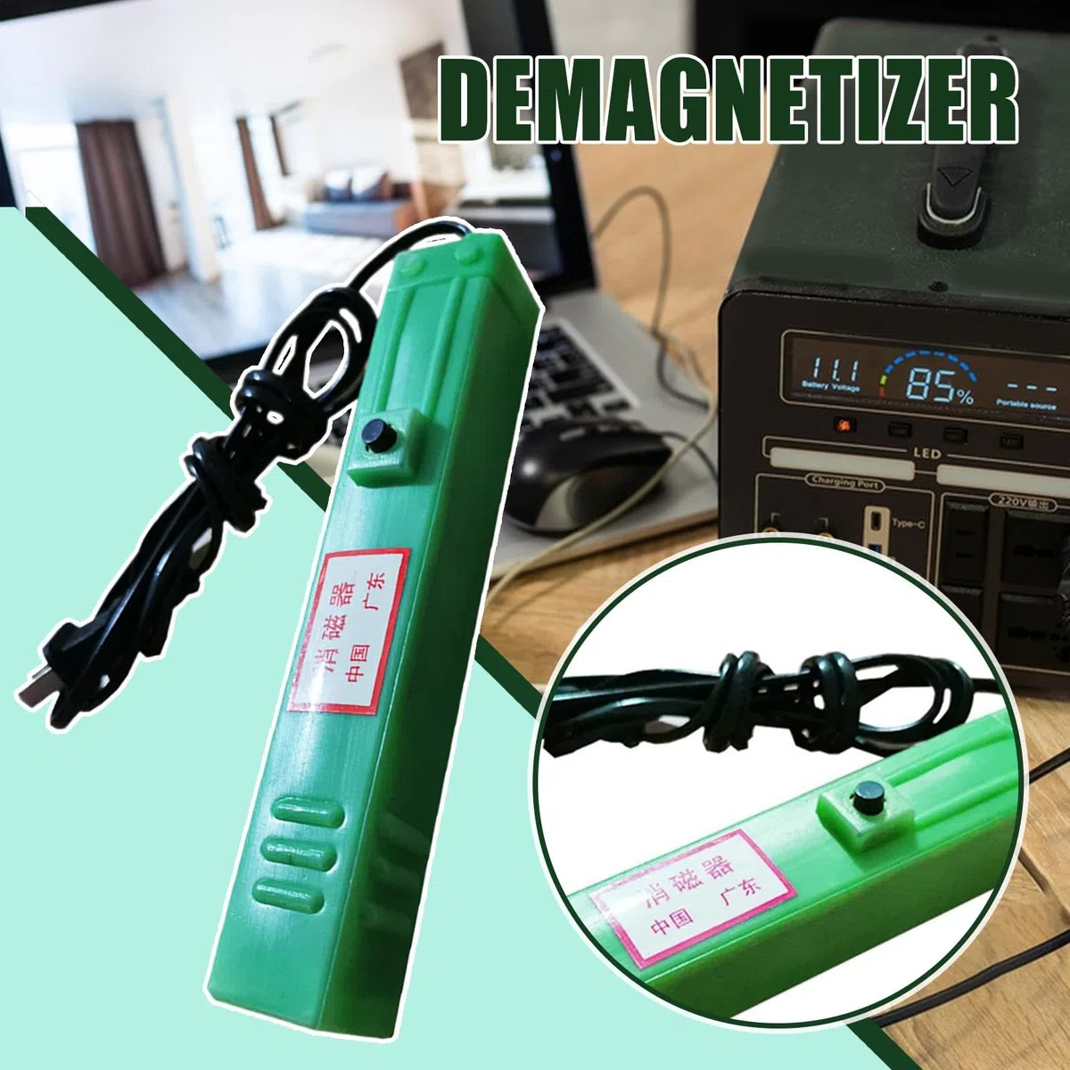 Mira la herramienta Demagnetizer, la herramienta Demagnetizer de monitor | Demagnetizer Head de cinta | Colorful TV Display DeGausser para cinta Claridad de consola de juegos