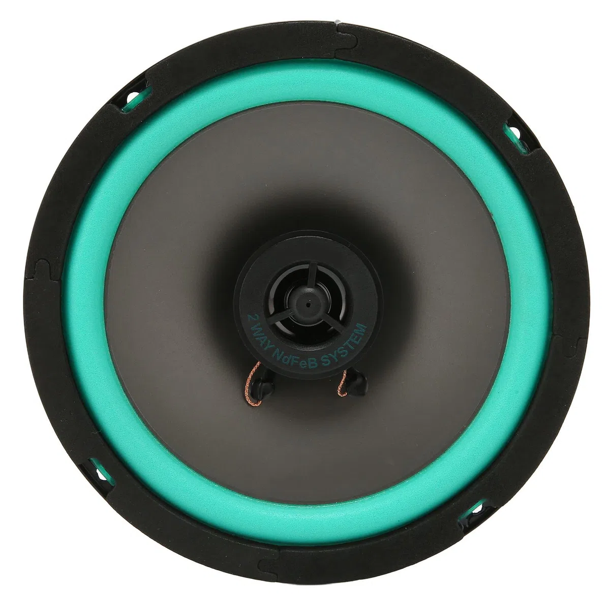 Cuifati Subwoofer de Altavoz de Audio para Automóvil de 6.5 Pulgadas, Sistema de Altavoz de Subwoofer Estéreo con Sonido Envolvente de Graves de Alta Potencia de 160 W 93 DB, 4 Ohmios, Imán de 50 Oz