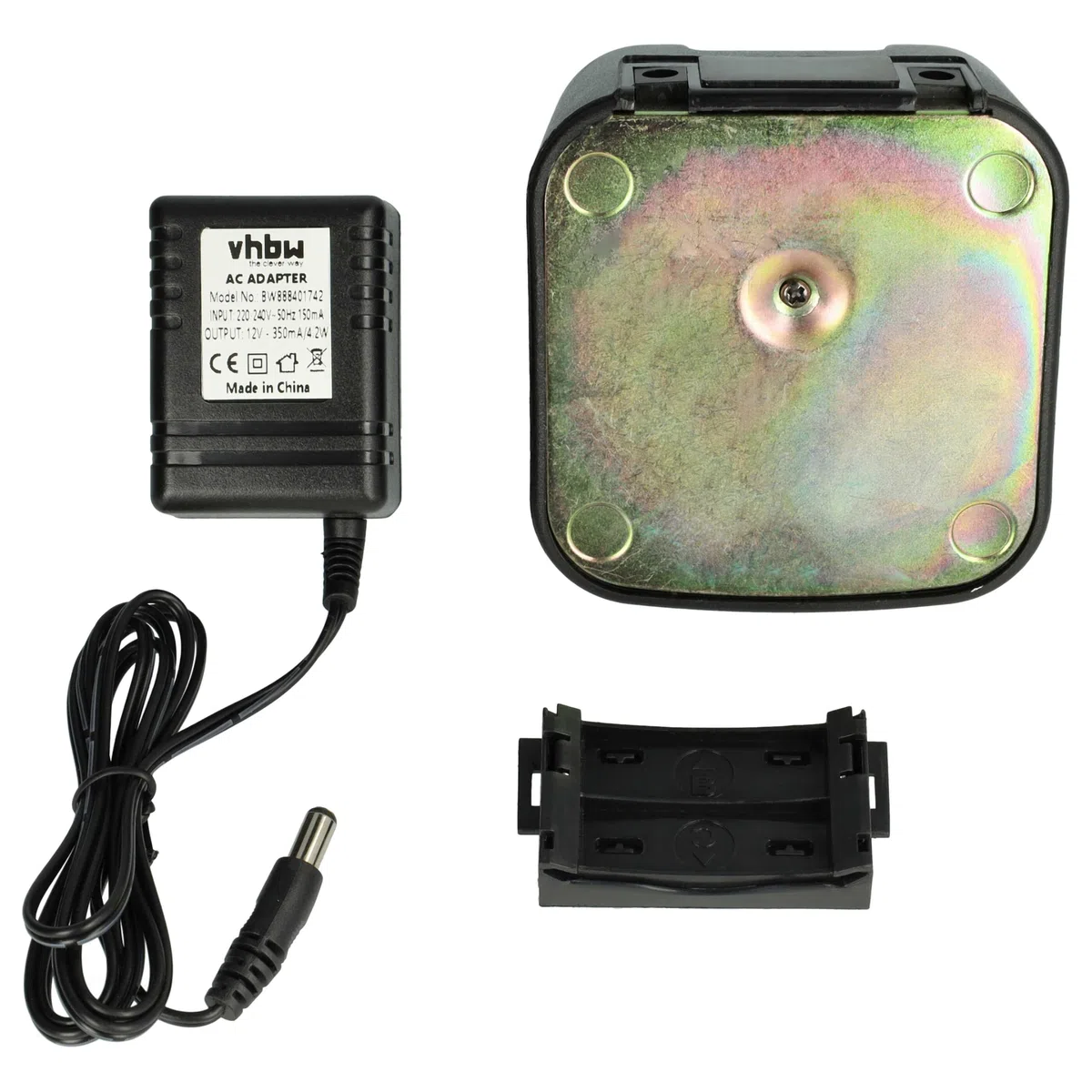 vhbw Cargador Dual Compatible con Icom IC-A24, IC-F11, IC-A6, IC-A6E, IC-A24E baterías de Radio - Estación de Carga + Fuente de alimentación