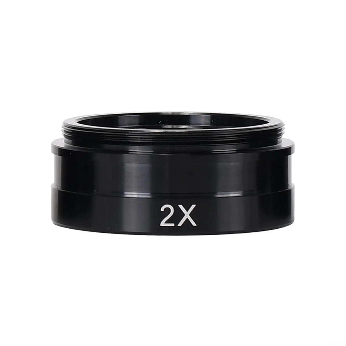 Lente Barlow de 42 mm para objetivo auxiliar de microscopio estéreo con varios ajustes de aumento (0.7X)