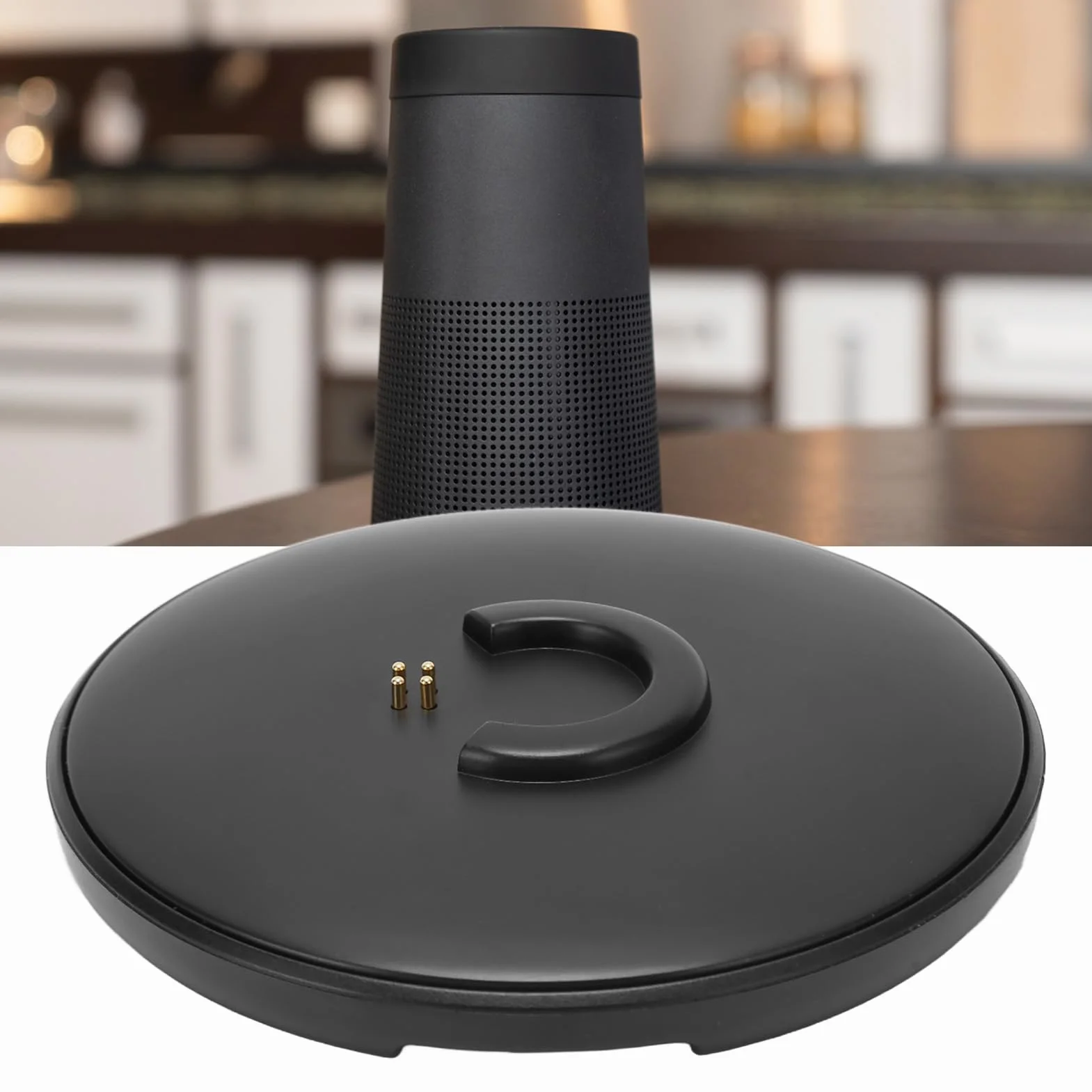 Cargador para Bose Soundlink Revolve, Base de Carga de Altavoz Portátil para el Hogar, Base de Carga para Altavoz Bose Soundlink Revolve Soundlink Revolve Plus Bluetooth 360