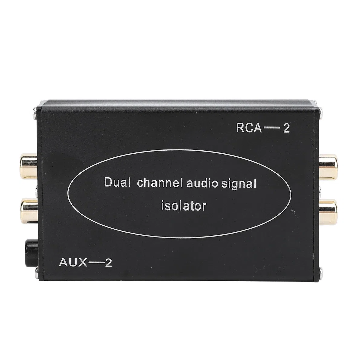 Aislador de Bucle de Tierra de Audio Dual R CA, Aislador de Señal de Audio de Doble Canal con Estéreo de 3,5 Mm y Conector de Sonido AV para Altavoz de Coche, Altavoz Doméstico