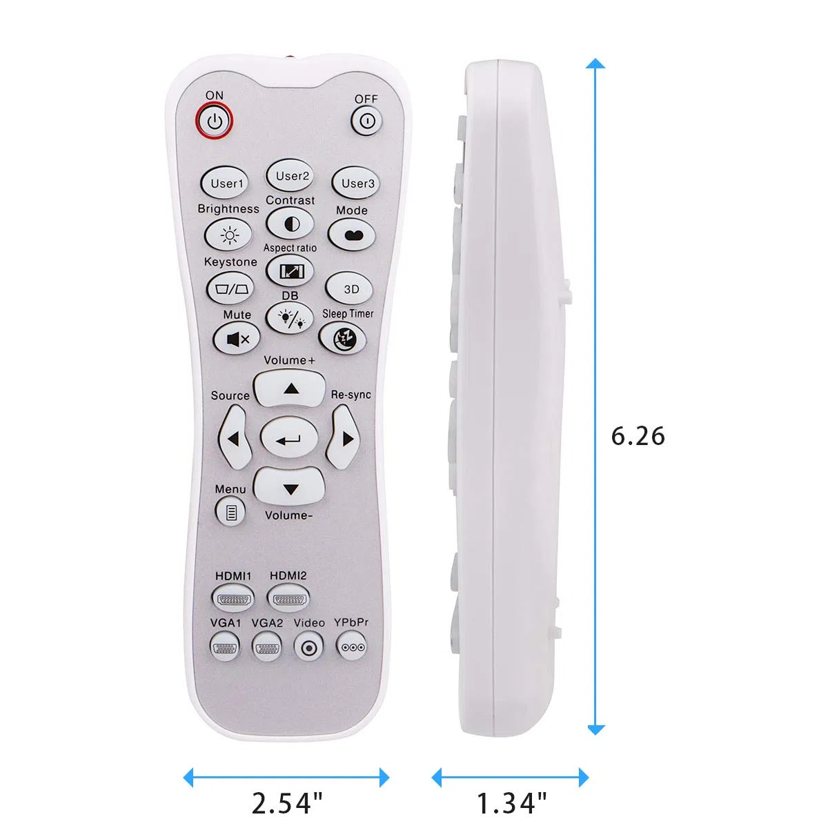 Mando a distancia para proyector Optoma HD25 HD25-LV HD26 HD143X HD144X HD152X HD200D HD26BR