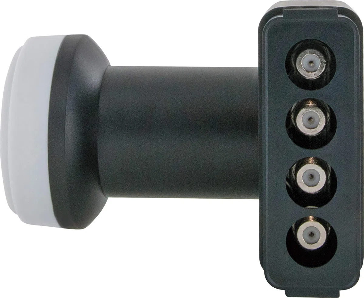 SCHWAIGER 296 Quad LNB Low Noise Blockconverter Digital LNB capuchón Accesorios para Antenas parabólicas Multifeed Protección contra la Intemperie Antracita
