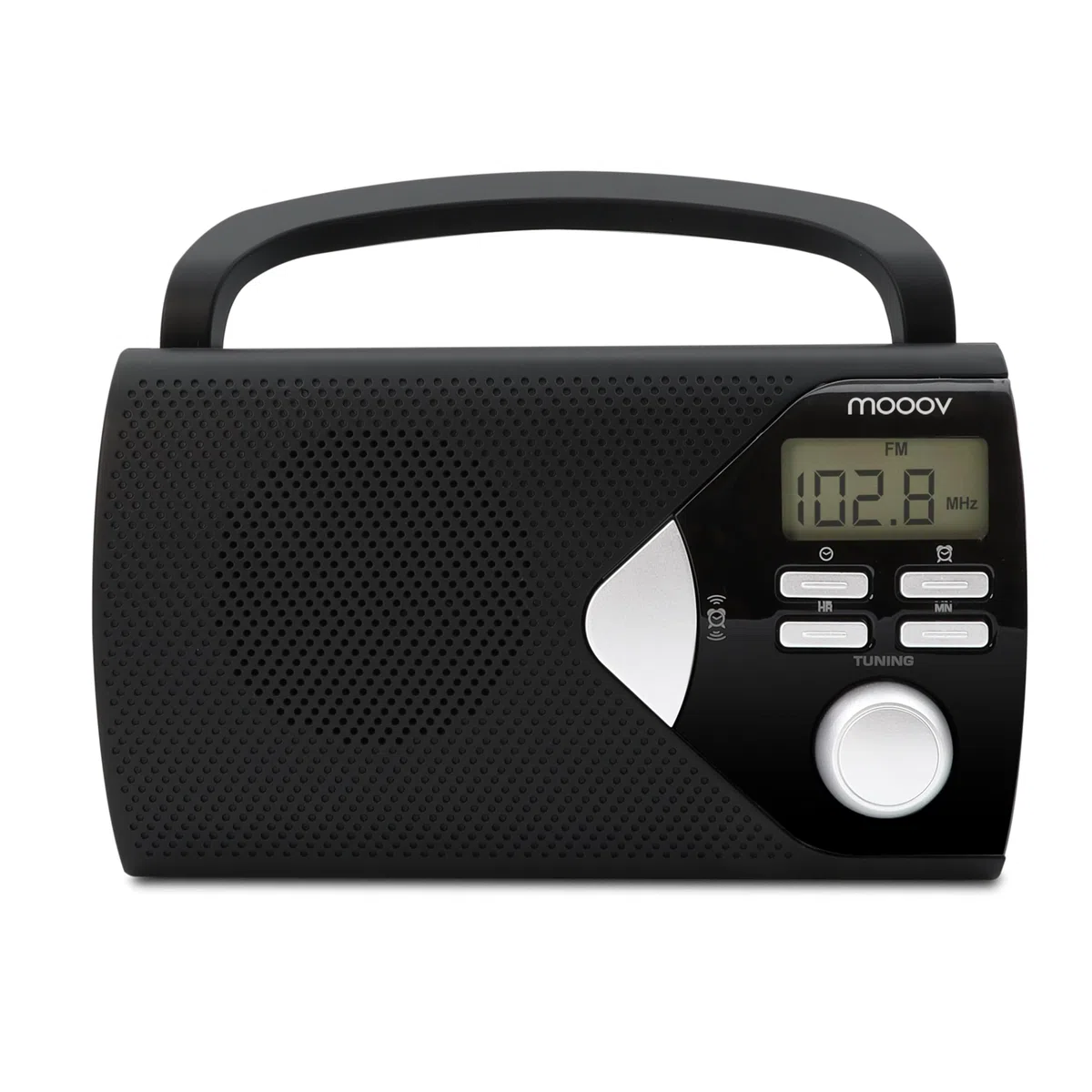 Metronic 477205 - Radio portátil, Radio Am/FM, Pantalla Digital, Alarma Opcional, Color Negro.