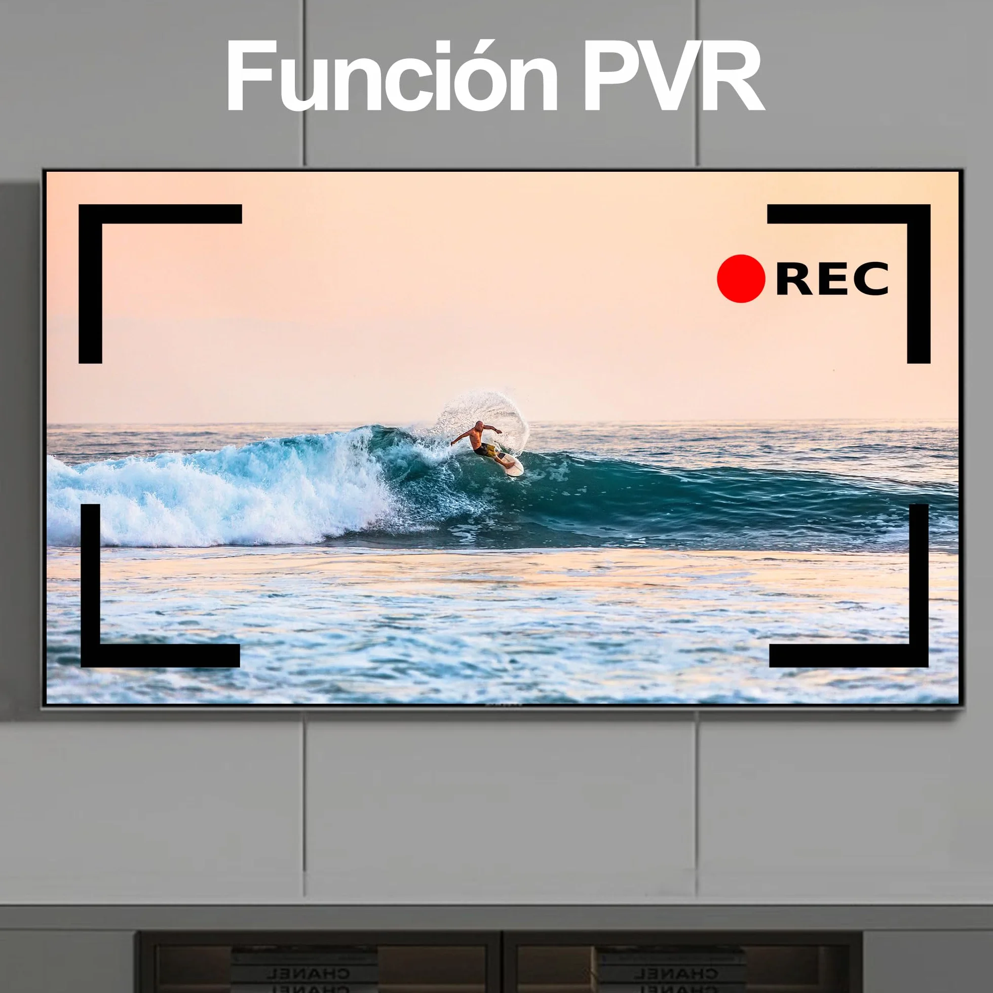 Decodificador TDT HD 2026 OWERSLYN, Receptor DVB-T2 TDT para TV Antigua, HDMI CEC, 1080P H.265 HEVC 10-bit, con Salida HDMI/AV, USB Mediaplayer, función PVR y Mando a Distancia IR 2 en 1